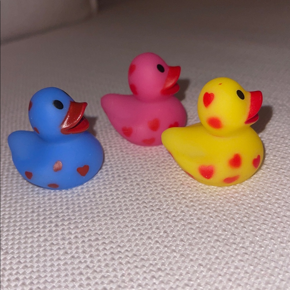 Colorful Rubber Duck Toy Set NEW